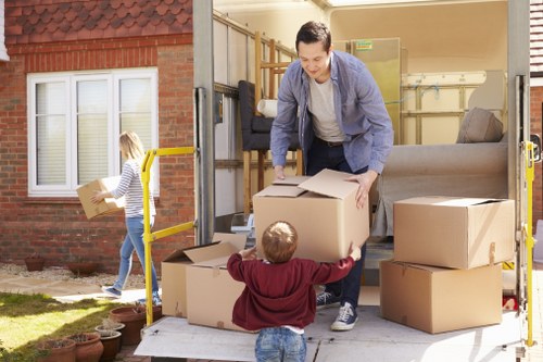 Packing and transport equipment used by movers in Surrey