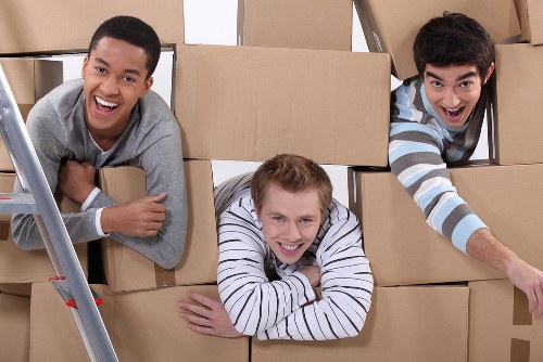 Man and van removals team helping with a Surrey home move