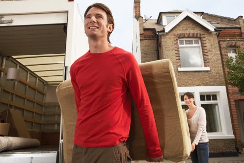 Local van removal service for boxes and household items in Surrey