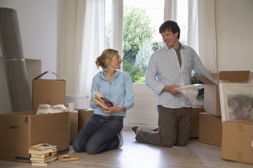 Preparation and packing for a Surrey removal truck booking