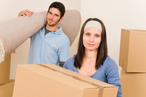 Preparation of household items for a Surrey man and van booking