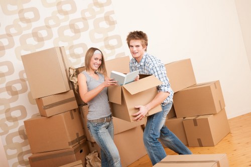 Careful loading for a Surrey property removal job