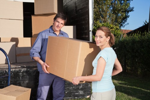Moving boxes and furniture across Surrey towns with a local van service